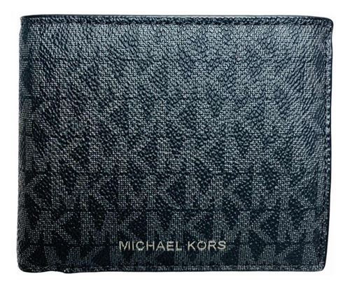 Cartera Michael Kors Original Piel Negra Hombre Mk Mf3b