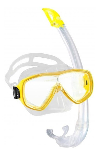 Imagen 1 de 2 de Kit Mascara Y Snorkel Cressi Onda + Mexico