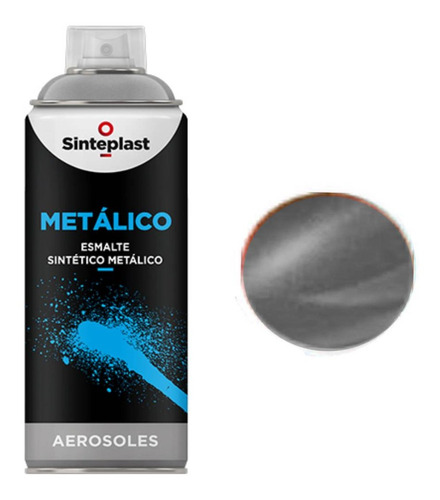 Brillospray Color Gris Medio Metalizado 240cc Sinteplast