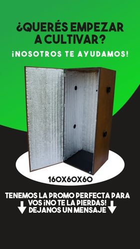 Imagen 1 de 4 de Kit Armario Carpa Cultivo De Interior