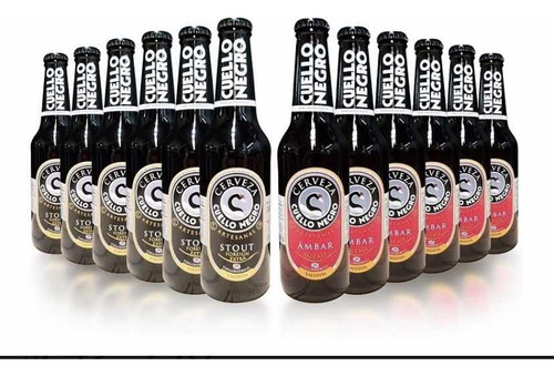 Cerveza Cuello Negro Ambar - Stout 12 Unidades X $39.000