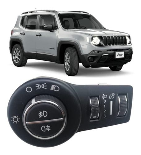 Botão Farol Jeep Renegade Compass