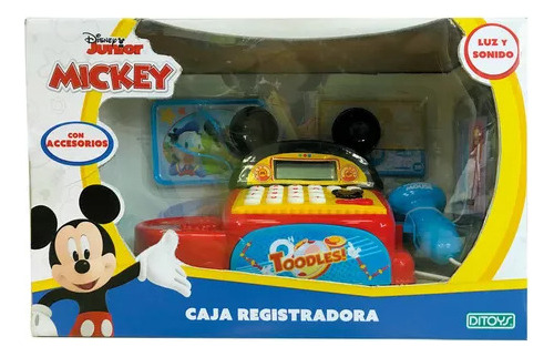 Caja Registradora Mickey Mouse Disney Con Luz Y Sonido