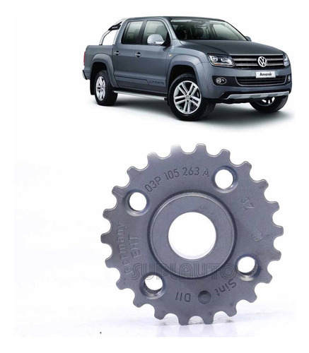 Engrenagem Polia Virabrequim Amarok 2.0 2010/ Vw 03p105263a