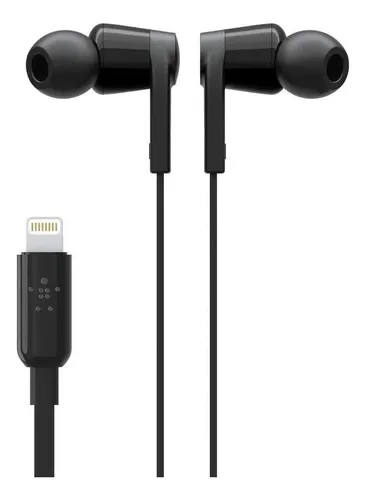 Auriculares Belkin Headphones Rockstar Negro