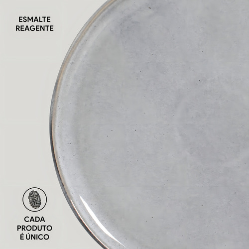 Conjunto Com 6 Pratos Rasos Avant Garde 29cm Bio Dust Porto Brasil