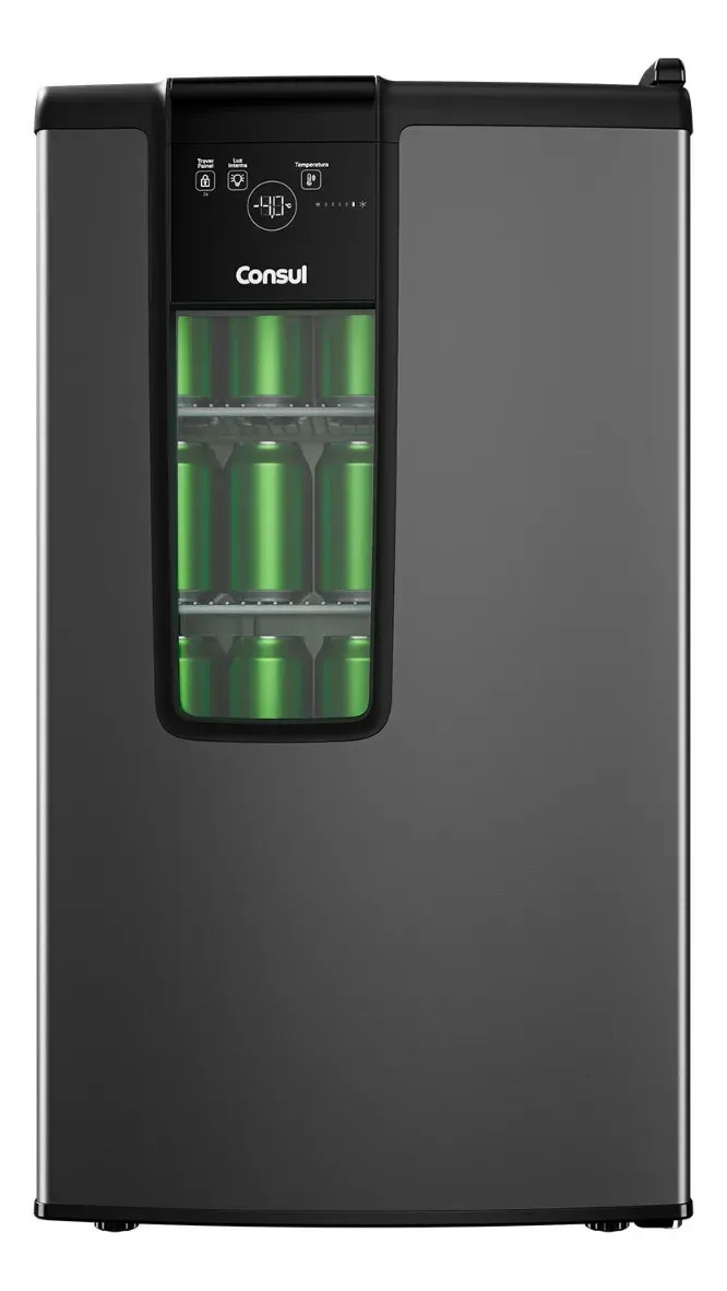 Cervejeira Titanium Czd12mt 83l Cinza Escuro Consul 220v