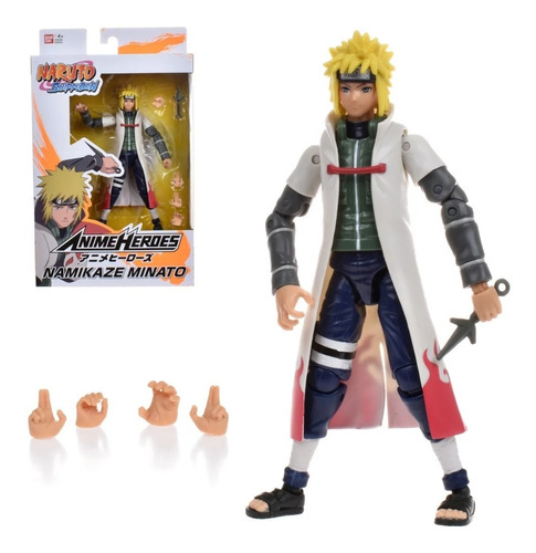 Figura Namikaze Minato Con Accesorios - Envio Gratis