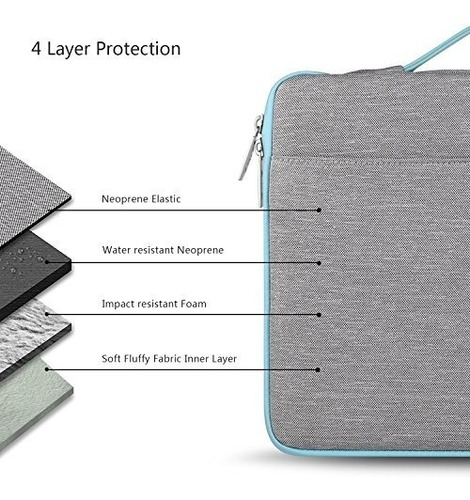 Imagen 5 de 6 de Zinz 14 - 15.6 Pulgadas Laptop Sleeve Funda Protectora Para