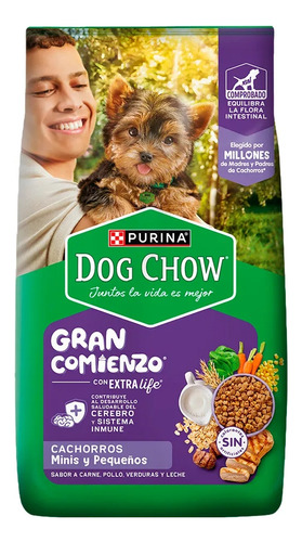 Alimento Dog Chow Perros Cachorros Raza Mini Y Pequeña 21 Kg