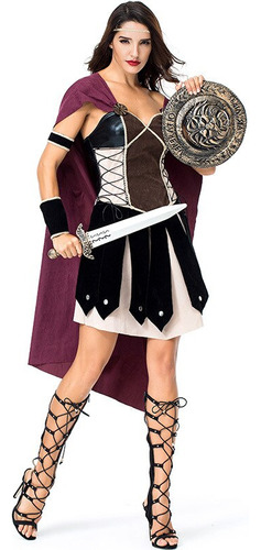 Disfraz De Guerrera Romana Para Mujer, Disfraz Espartano