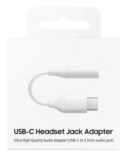 Adaptador Samsung para auriculares USB-C - jack 3.5 mm Blanco