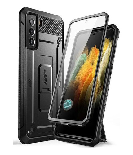 Funda Supcase Unicorn Beetle Pro para el Galaxy S21 Fe, color negro