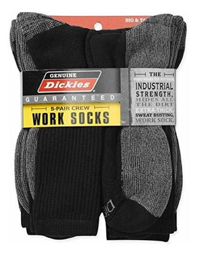 Dickies - Calcetines De Trabajo De 5 Pares Para Hombres