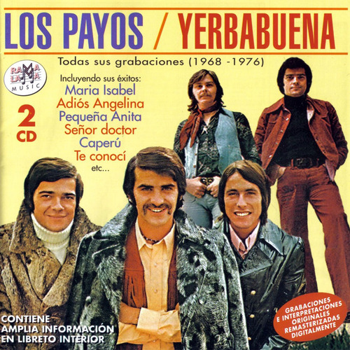 Cd: Pop Español: Los Payos: Todas Sus Grabaciones 1968-1976