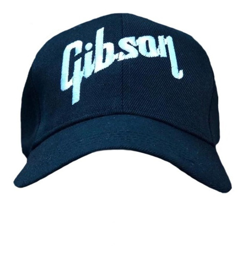 Gorra Gibson Negra - Bordada