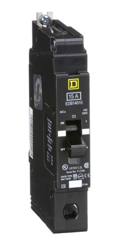 Imagen 1 de 1 de Interruptor Termomagnético Edb 1p 15a Schneider Edb14015