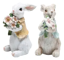Comprar A Estatuas De Conejo De Pie, Figuras De Conejo De Pascua
