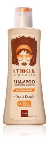 Shampoo Nutritivo E Hidratante Etniker X 250ml Nourishing