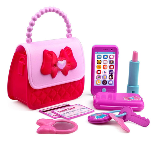 Playkidz - Juego De Bolsa Para Niñas Y Accesorios 8 Piezas