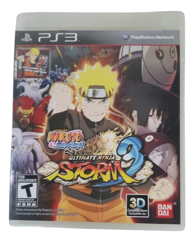 Naruto Shippuden Ultimate Ninja Storm 3 Ps3 Formato Fisico (Usado)