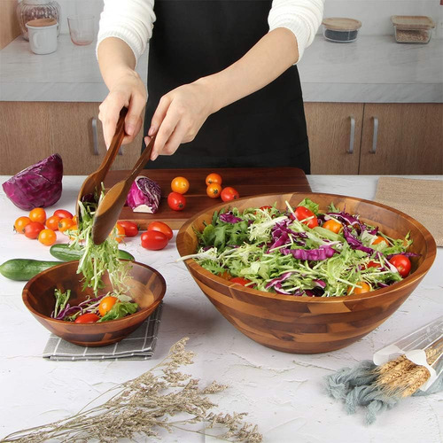 Aidea Ensaladeras, Juego De Ensaladeras De Madera, Ensalader