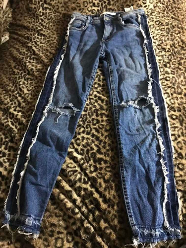 Jean Azul Zara Importado De España, Talle Eur 32, Usa C,