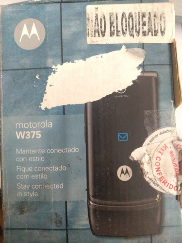 Celular Motorola W375 - Com Fone E Caixa - Aproveitar Peças