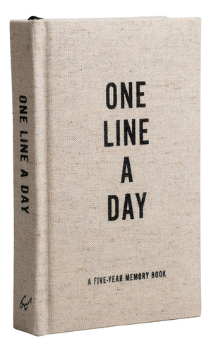 Canvas One Line Al Dia: Un Libro De Memoria De Cinco Anos (d