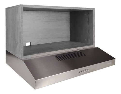 Cocina Integral Completa Decomobil Con Parrilla Y Campana Color Lombardia