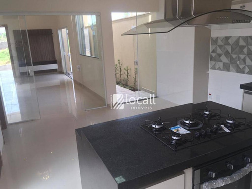 Imagem 21 de 28 de Casa Com 3 Dormitórios À Venda, 130 M² Por R$ 580.000,00 - Parque Residencial Nature I - São José Do Rio Preto/sp - Ca1782