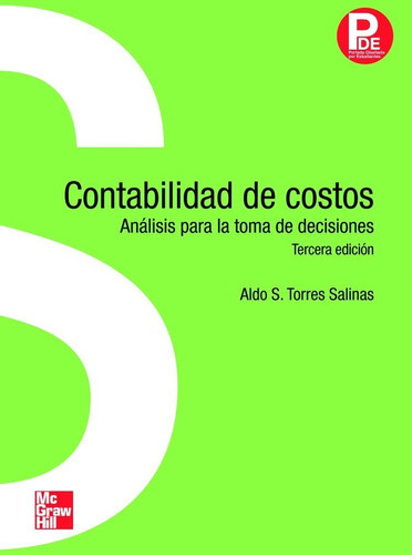 Contabilidad De Costos, De Aldo S. Torres Salinas. Editorial Mcgraw Hill En Español