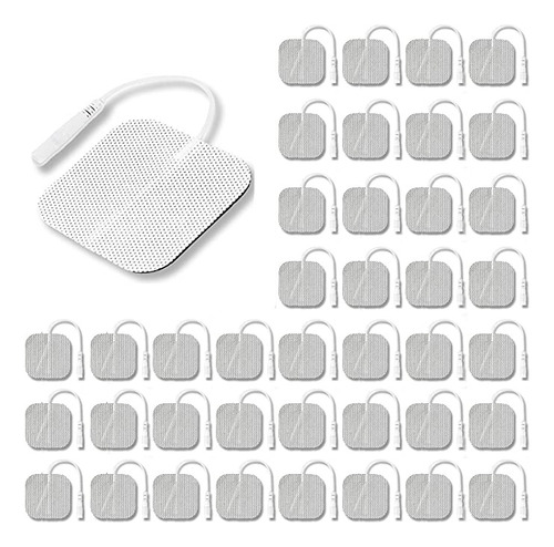 Pack 40 Electrodos Autoadhesivos Para Tens Ems 5 X 5 Cm