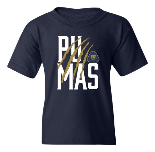 Jersey Playera Fútbol Pumas Unam Niño Niña Garra