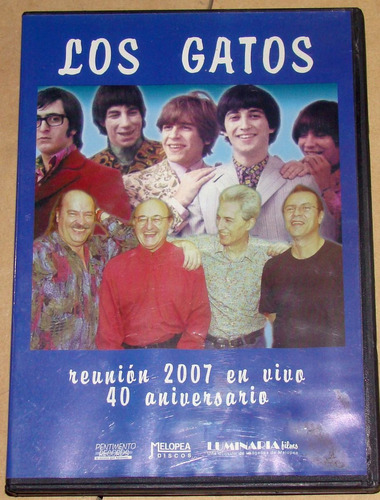 Los Gatos Reunion Vivo 2007 40 Aniversario Dvd Nuevo / Kktus