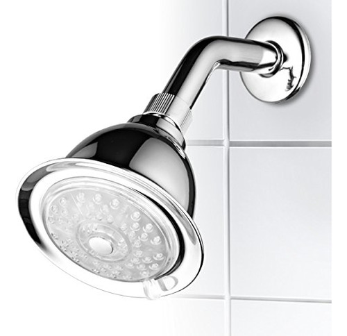 Cabezal De Ducha Led Luminex Powerspa 7 Colores