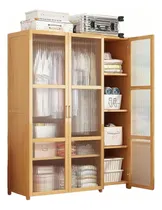 Comprar Closets Organizador Roperos Con 3 Puertas 4 Niveles De Bambú