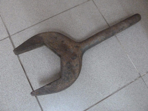 Llave De Ferrocarril Antigua Herramienta Decoración No Bahco