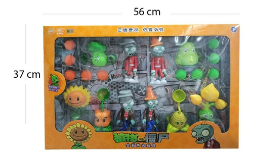 Imagen 2 de 6 de Juego Plantas Vs Zombies Colección Muñecos Juegos Infantil 2