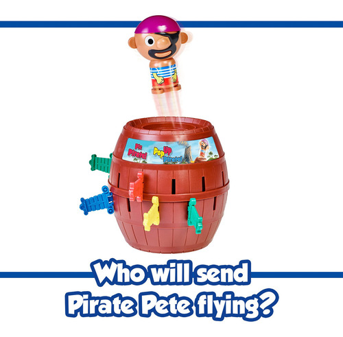 Gran Barril Pirata Con 24 Espadas, Juego Familiar.