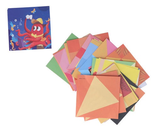 Set De Origami Para Niños, 108 Hojas, Paper Vivid Three