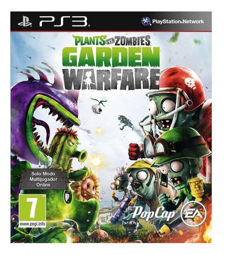 Plants vs. Zombies: Garden Warfare  Garden Warfare Standard Edition Electronic Arts PS3 Físico
