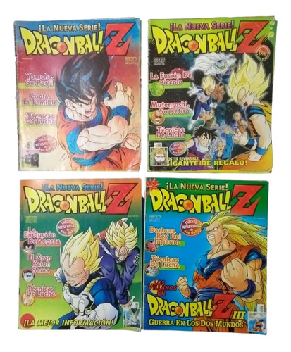 Lote Revistas Dragon Ball Z Oficial Años 90 Lote X8