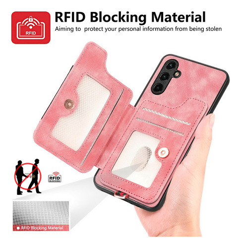 Capa De Cartão De Couro Com Suporte De Anel Para iPhone