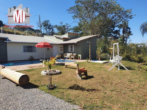 Imagem 15 de 23 de Linda Chácara Com Escritura, 03 Dormitórios, Piscina, Campo De Futebol, Pomar, À Venda, 1000 M² Por R$ 465.000 - Zona Rural - Pinhalzinho/sp - Ch0725