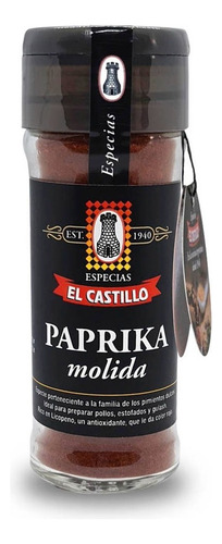 Paprika Molida Especias El Castillo X 50gr