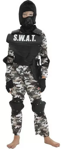 Disfraz de soldado de batalla para niños, chaleco táctico, disfraz militar  para niños
