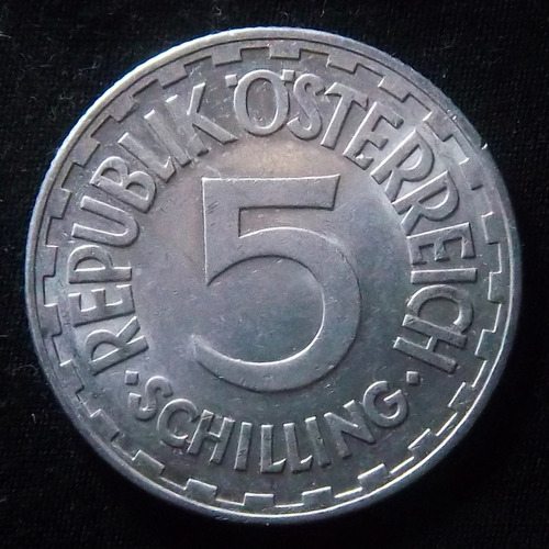 Austria 5 Schilling 1952 Excelente Km 2879