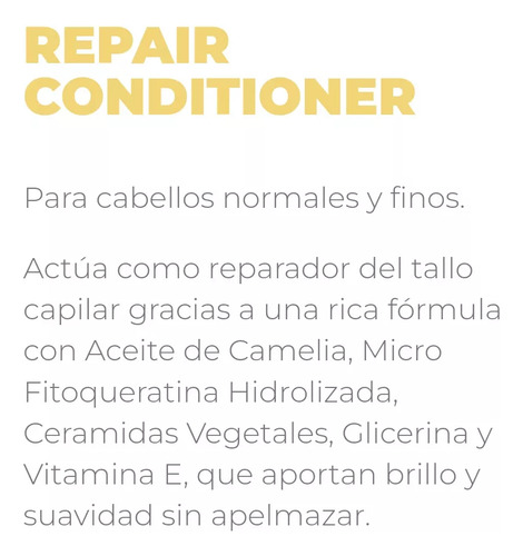 Duo Shampoo Y Acondicionador Repair 250 Ml Framesi