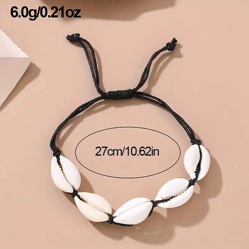 Conjunto 3 Piezas Collar Pulsera Tobillera Moda Playa Mujer